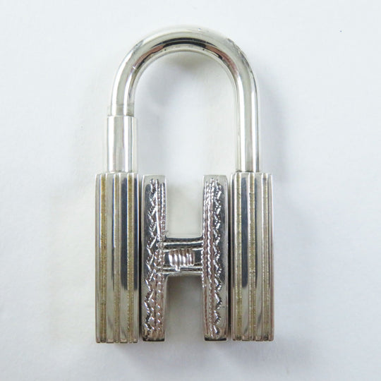 HERMES charm Main�FSV925 Silver Pendant Cadena Touareg H motif Women Used Authentic