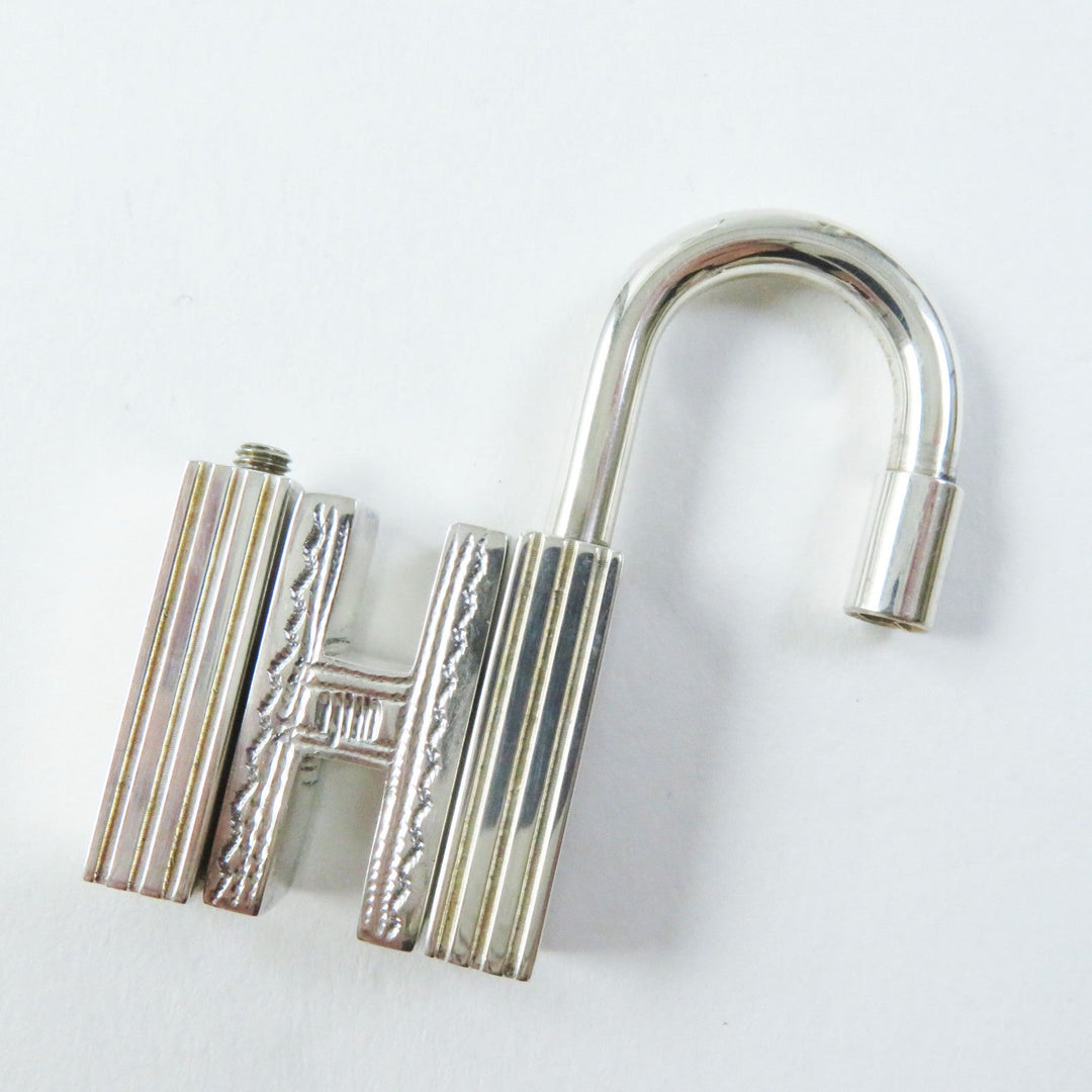 HERMES charm Main�FSV925 Silver Pendant Cadena Touareg H motif Women Used Authentic