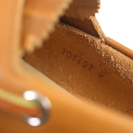 FENDI Deck shoes 7D1407 Main: Leather Brown mens 5 Used Authentic