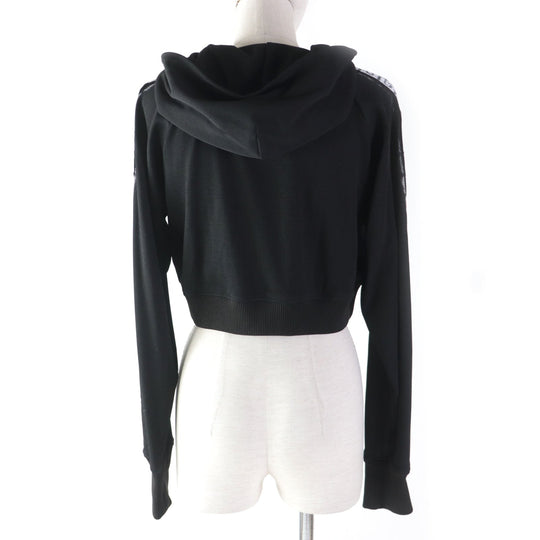 GIVENCHY Hoodie BWJ02J30RY Outer: 50% nylon, Outer: 48% rayon, Outer: 2% polyurethane, Lining: 95% nylon, Lining: 5% polyurethane, Part: 65% polyester, 21% nylon, 14% rubber Black White 4G Women M Used Authentic