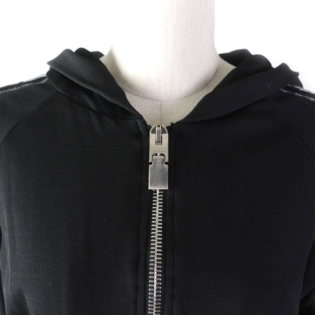 GIVENCHY Hoodie BWJ02J30RY Outer: 50% nylon, Outer: 48% rayon, Outer: 2% polyurethane, Lining: 95% nylon, Lining: 5% polyurethane, Part: 65% polyester, 21% nylon, 14% rubber Black White 4G Women M Used Authentic
