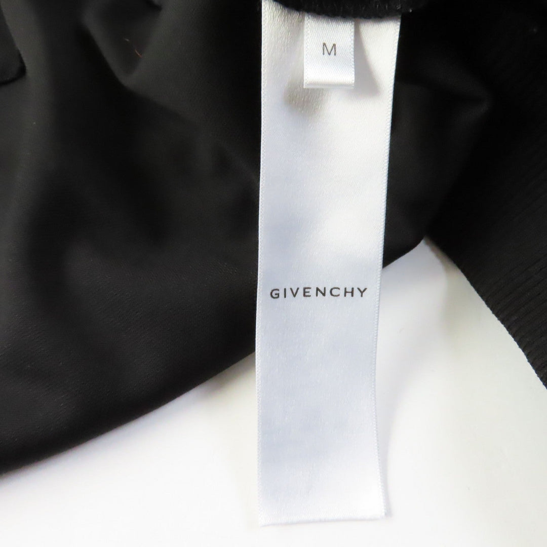 GIVENCHY Hoodie BWJ02J30RY Outer: 50% nylon, Outer: 48% rayon, Outer: 2% polyurethane, Lining: 95% nylon, Lining: 5% polyurethane, Part: 65% polyester, 21% nylon, 14% rubber Black White 4G Women M Used Authentic