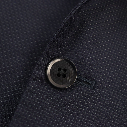EMPORIO ARMANI tailored jacket Outer: 87% wool, Outer: 13% silk, Lining: 55% viscose (rayon), Lining: 45% acetate, Sleeve lining: 100% viscose (rayon) Navy M LINE mens 44 Used Authentic