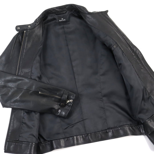 PS Paul Smith Riders jacket PP-MN-69525 Outer: Lamb leather, Lining: Polyester black mens M Used Authentic