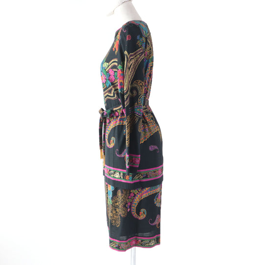 LEONARD FASHION setup Main: 60% wool, Main: 40% silk, Lining: 100% cupra multicolor Women (Top) M, (Waist) 63 Used Authentic