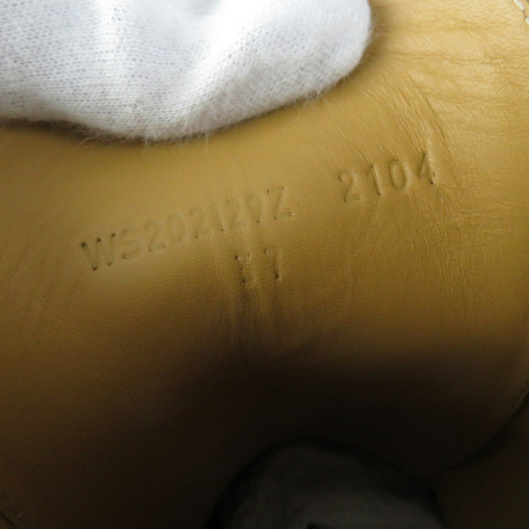 HERMES Ankle boots Main: Leather pink beige Women 37 Used Authentic