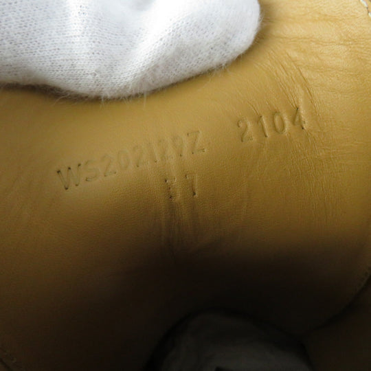 HERMES Ankle boots Main: Leather pink beige Women 37 Used Authentic