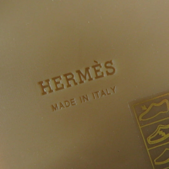 HERMES Ankle boots Main: Leather pink beige Women 37 Used Authentic