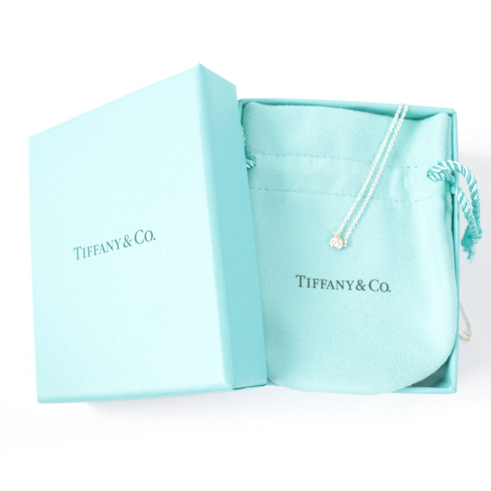 TIFFANY&Co. Necklace Main: AG925, Part: Diamond Silver By the yard El Saperetti Women Used Authentic