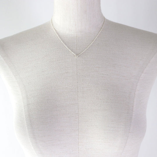 TIFFANY&Co. Necklace Main: AG925, Part: Diamond Silver By the yard El Saperetti Women Used Authentic