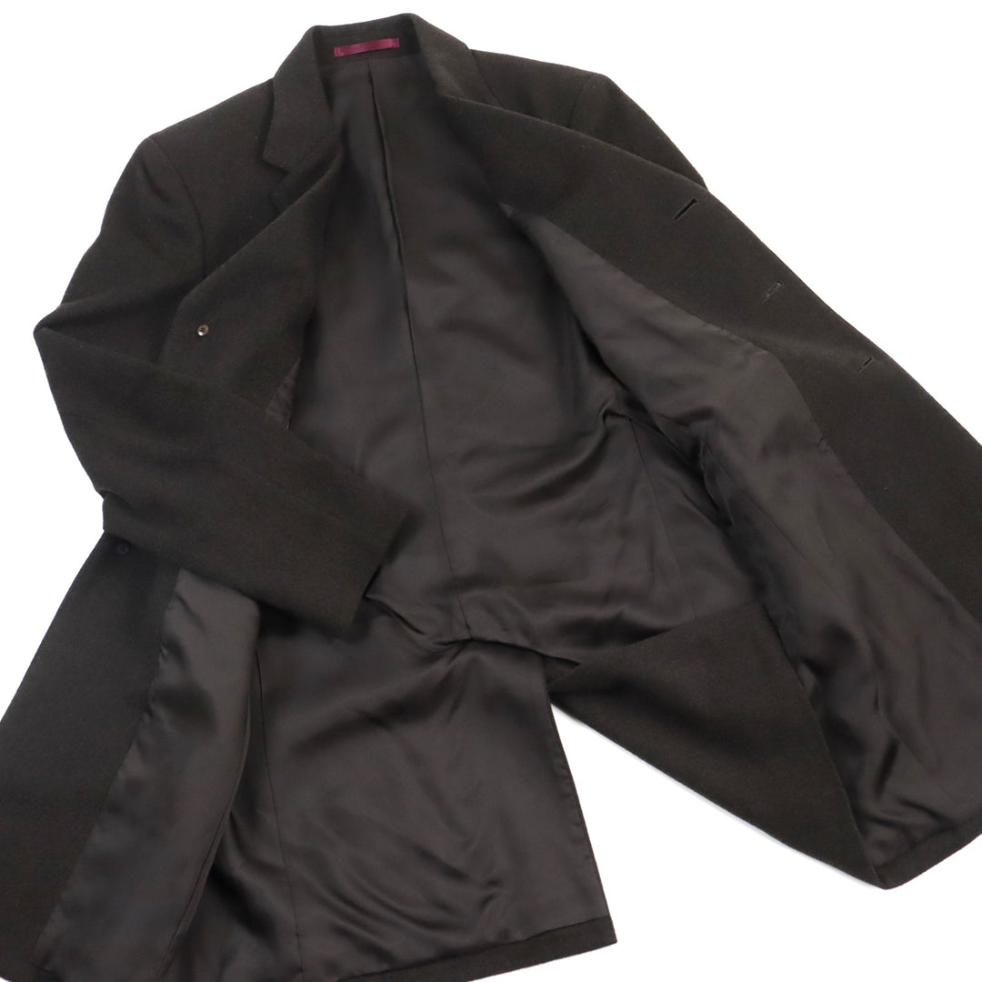 PS Paul Smith Chester coat PP-RM-35794 Outer: 100% cashmere, lining: cupra Dark brown mens S Used Authentic
