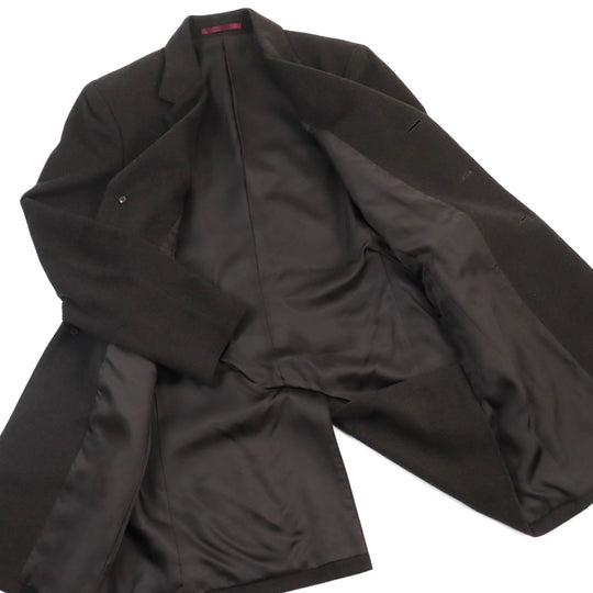 PS Paul Smith Chester coat PP-RM-35794 Outer: 100% cashmere, lining: cupra Dark brown mens S Used Authentic