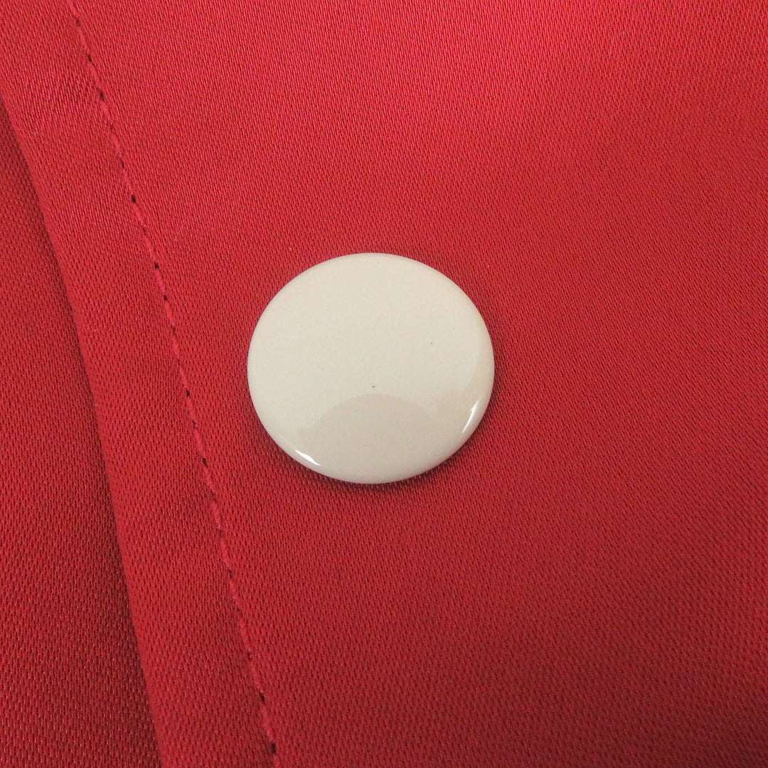 CELINE Stajan 2V87C851C Outer: 100% rayon, Lining: 100% acetate, Pocket lining: 100% cotton Red THE DANCING KID TEDDY JACKET mens 48 Used Authentic