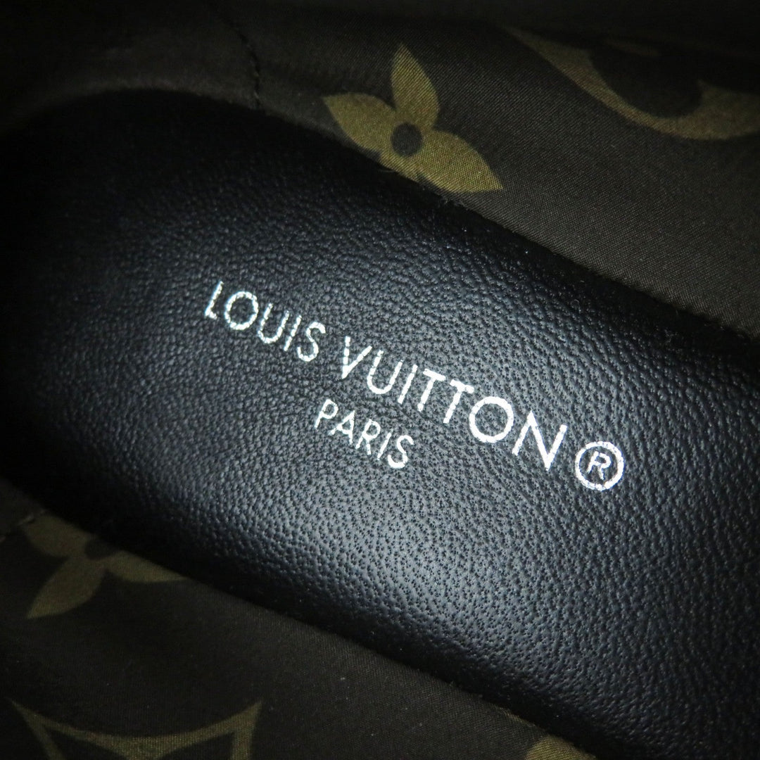 LOUIS VUITTON pumps Main: Leather Black brown Popi Line ballerina Women 34 Used Authentic