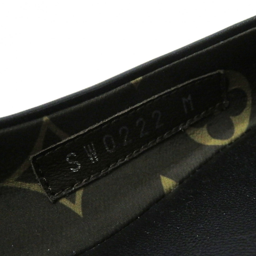 LOUIS VUITTON pumps Main: Leather Black brown Popi Line ballerina Women 34 Used Authentic
