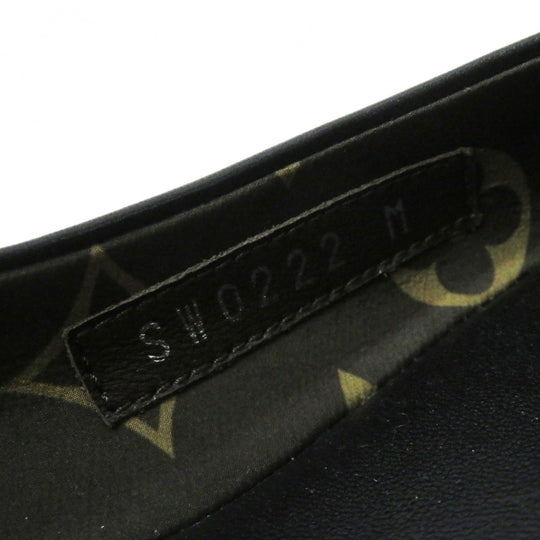 LOUIS VUITTON pumps Main: Leather Black brown Popi Line ballerina Women 34 Used Authentic