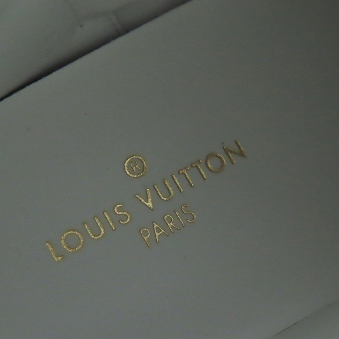LOUIS VUITTON High cut sneakers Main: Leather white Stellar Line Women 36 Used Authentic