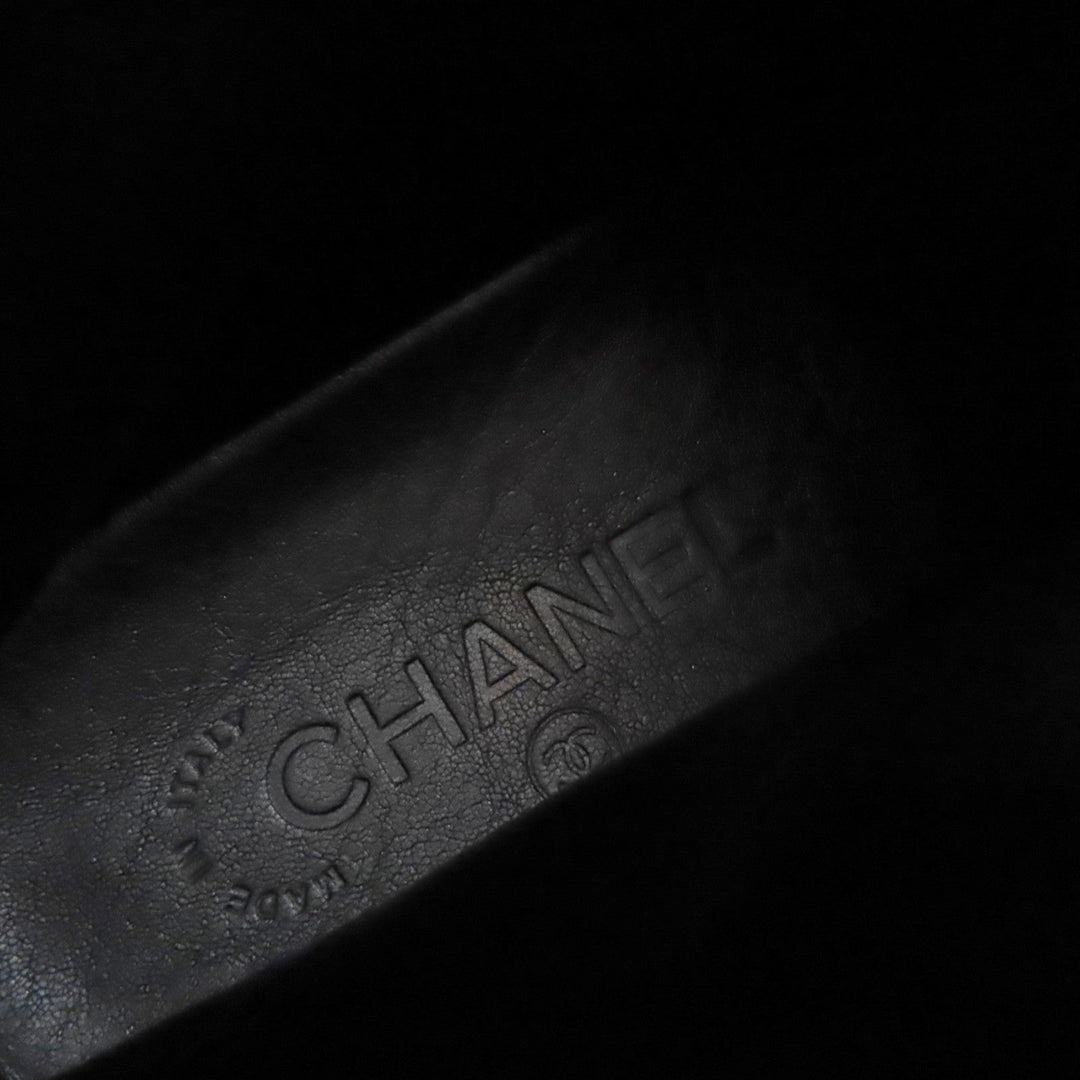CHANEL High cut sneakers G34222 Main: Canvas black Women 35 Used Authentic