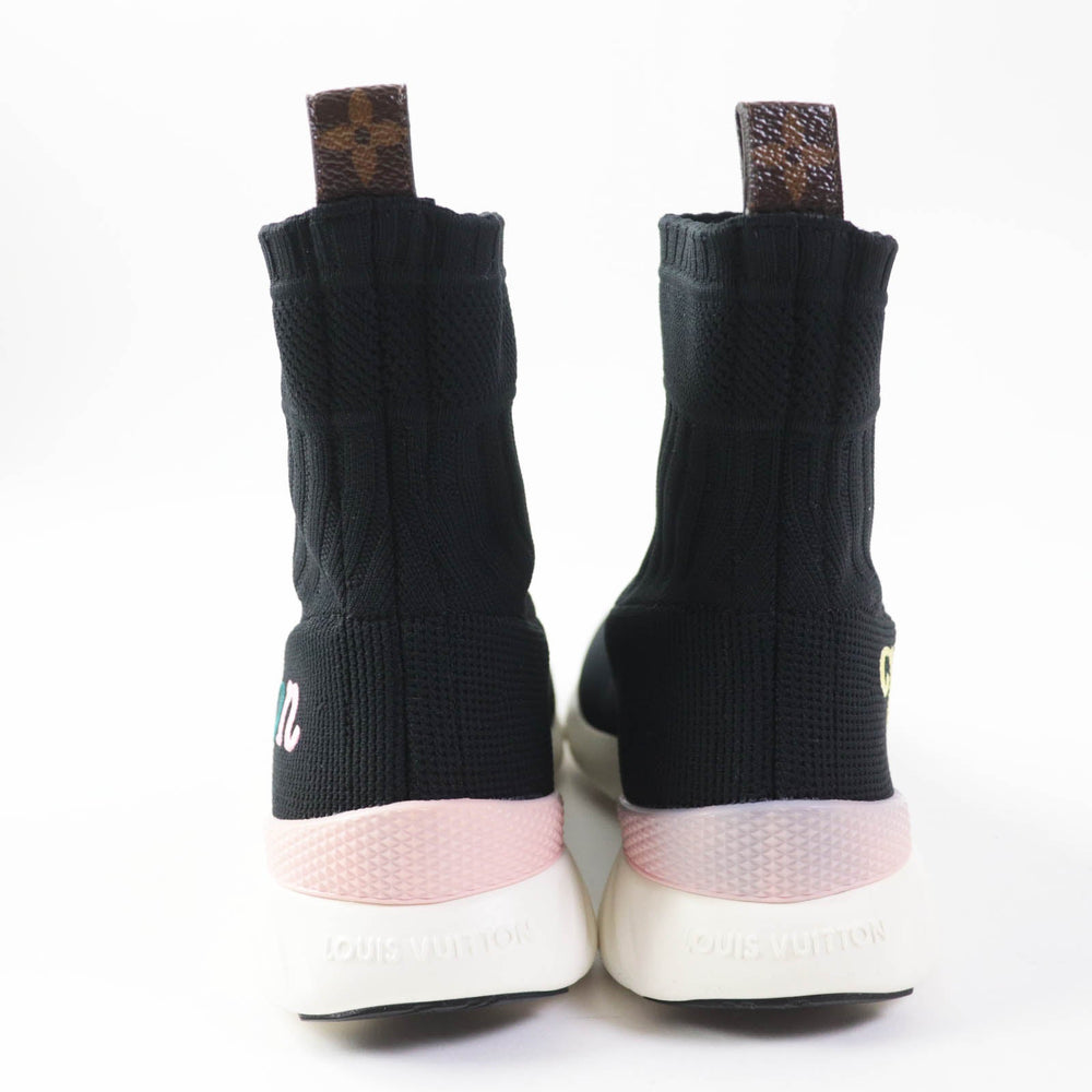LOUIS VUITTON sneakers canvas black multi After game line Women 35 Used Authentic