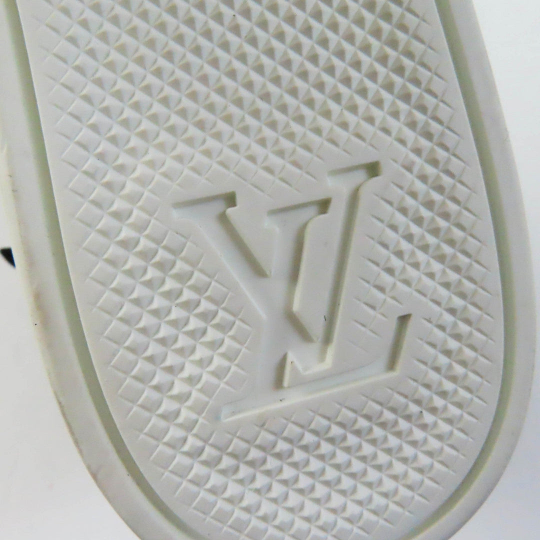 LOUIS VUITTON High cut sneakers Main: Leather black multi Stellar line Women 34 Used Authentic
