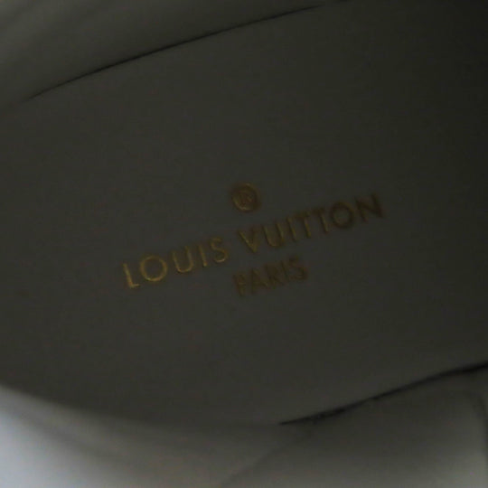 LOUIS VUITTON High cut sneakers Main: Leather black multi Stellar line Women 34 Used Authentic