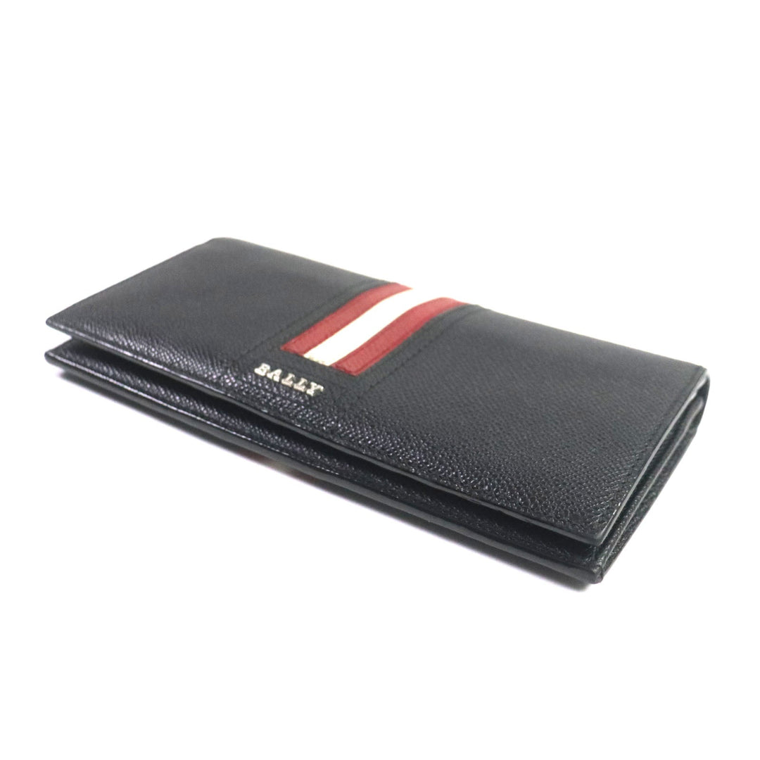 BALLY Long Wallet Purse 6218067 Main: Leather black TALIRO.LT10 mens Used Authentic