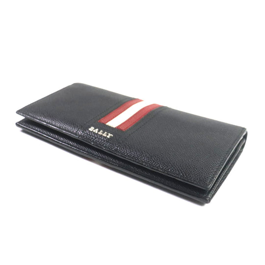 BALLY Long Wallet Purse 6218067 Main: Leather black TALIRO.LT10 mens Used Authentic