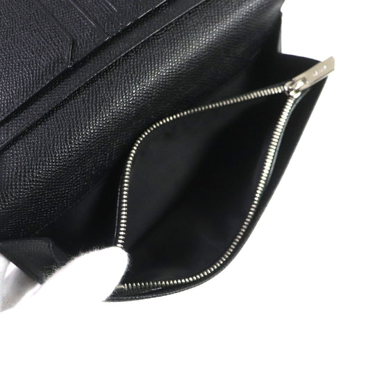 BALLY Long Wallet Purse 6218067 Main: Leather black TALIRO.LT10 mens Used Authentic