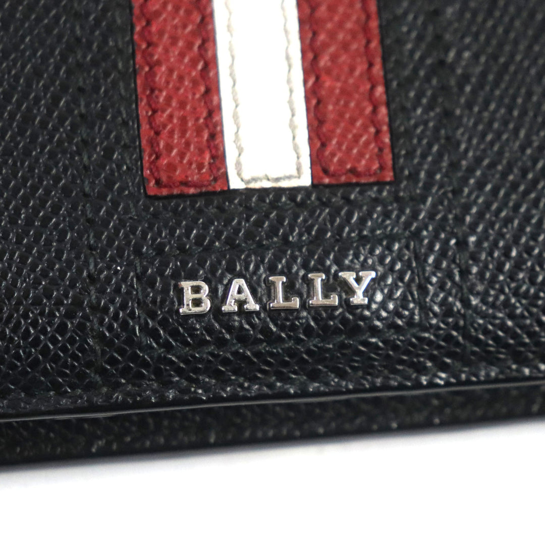 BALLY Long Wallet Purse 6218067 Main: Leather black TALIRO.LT10 mens Used Authentic