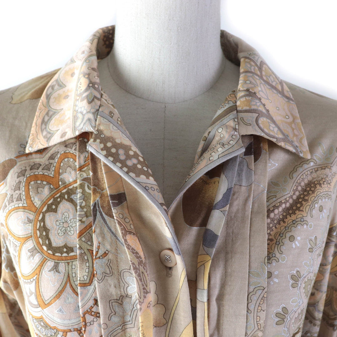LEONARD FASHION cardigan Main: 60% wool, Main: 40% silk multicolor Women L Used Authentic