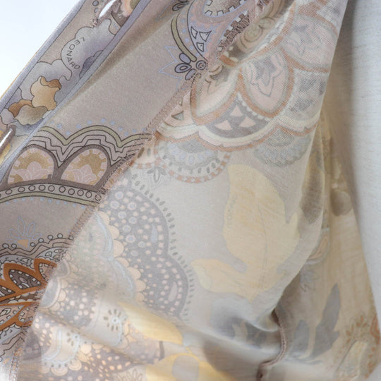 LEONARD FASHION cardigan Main: 60% wool, Main: 40% silk multicolor Women L Used Authentic