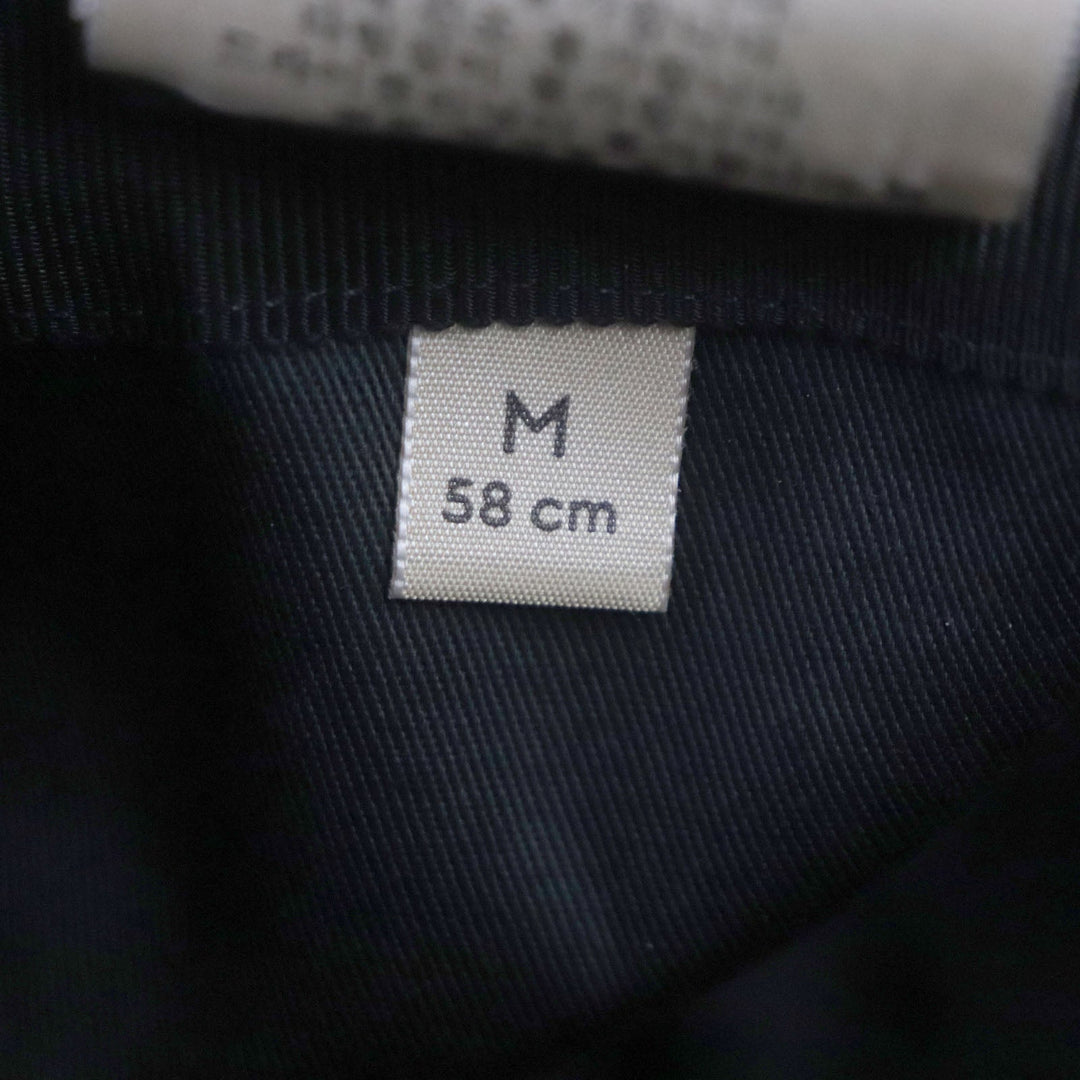 GUCCI cap 627114 Outer: 100% nylon, Lining: 100% cotton, Inner: 55% cotton, 45% rayon, Leather: Cowhide blue-black OFF THE GRID mens M Used Authentic