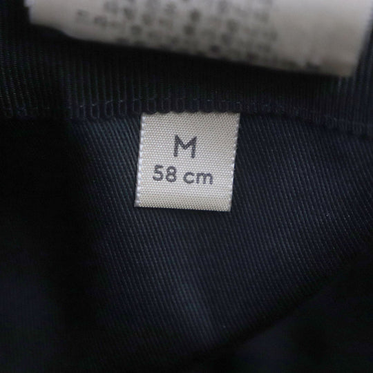 GUCCI cap 627114 Outer: 100% nylon, Lining: 100% cotton, Inner: 55% cotton, 45% rayon, Leather: Cowhide blue-black OFF THE GRID mens M Used Authentic