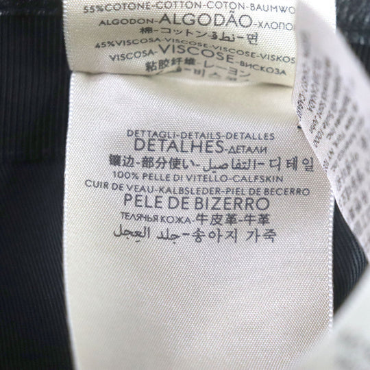 GUCCI cap 627114 Outer: 100% nylon, Lining: 100% cotton, Inner: 55% cotton, 45% rayon, Leather: Cowhide blue-black OFF THE GRID mens M Used Authentic