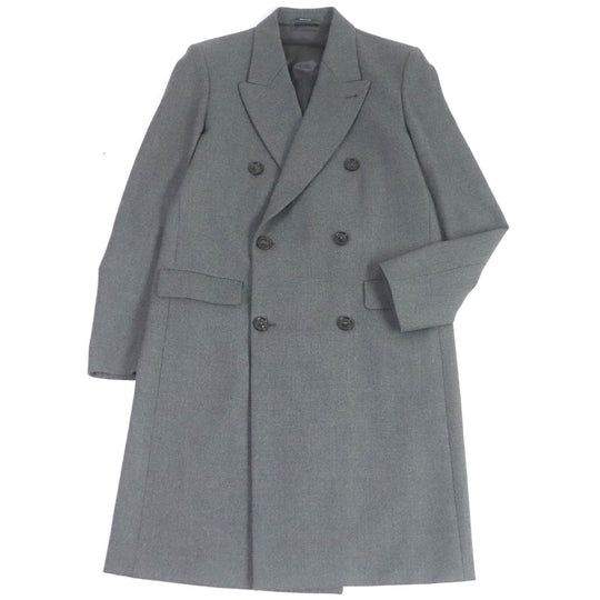 Maison Margiela Chester coat Outer: 100% wool, Lining: 52% cupra, Lining: 48% rayon, Sleeve lining: 100% rayon gray mens 52 Used Authentic