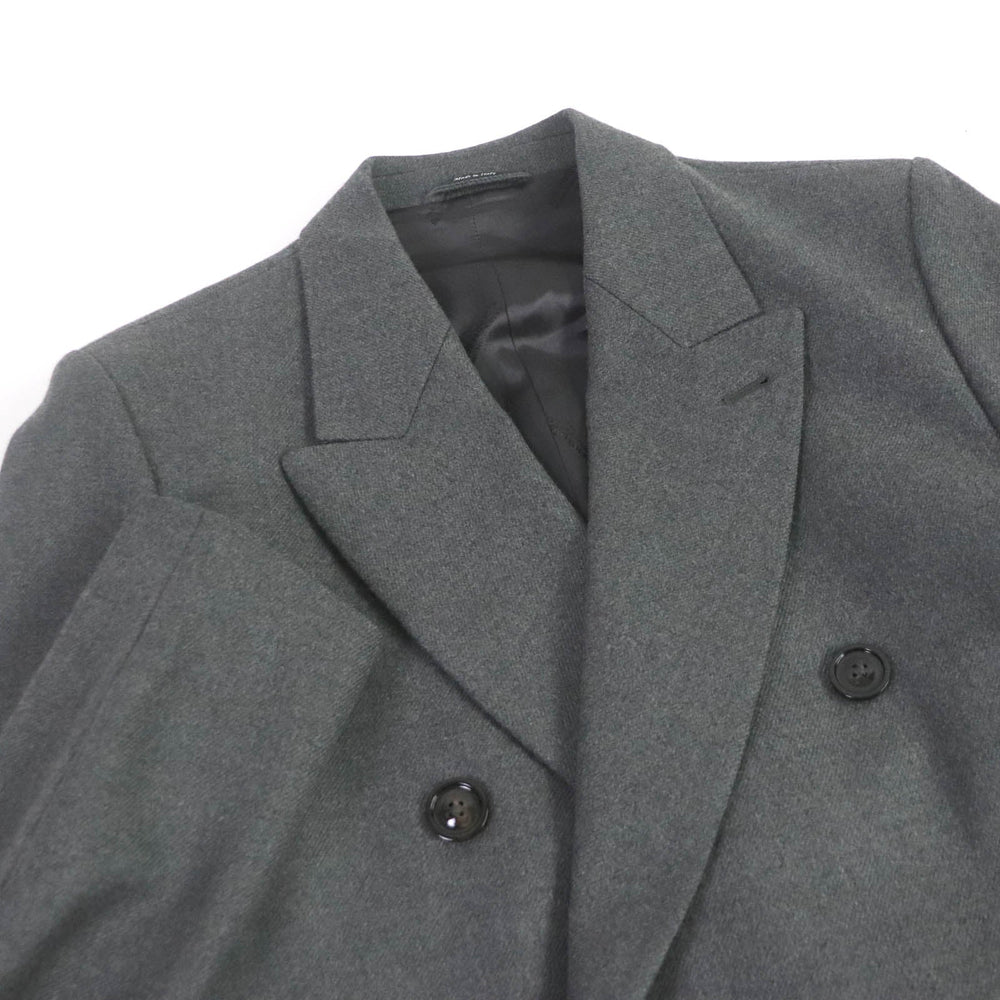 Maison Margiela Chester coat Outer: 100% wool, Lining: 52% cupra, Lining: 48% rayon, Sleeve lining: 100% rayon gray mens 52 Used Authentic