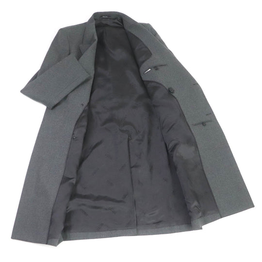 Maison Margiela Chester coat Outer: 100% wool, Lining: 52% cupra, Lining: 48% rayon, Sleeve lining: 100% rayon gray mens 52 Used Authentic