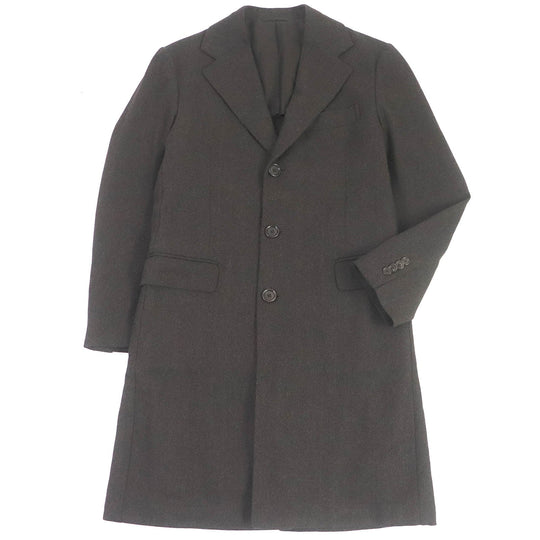 De Petrillo Chester coat Outer: 72% wool, Outer: 28% polyamide (nylon), Lining: 100% cupra Brown mens 46 Used Authentic