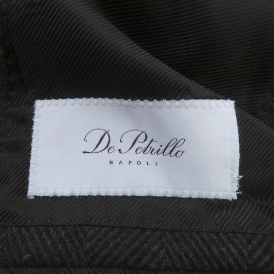 De Petrillo Chester coat Outer: 72% wool, Outer: 28% polyamide (nylon), Lining: 100% cupra Brown mens 46 Used Authentic