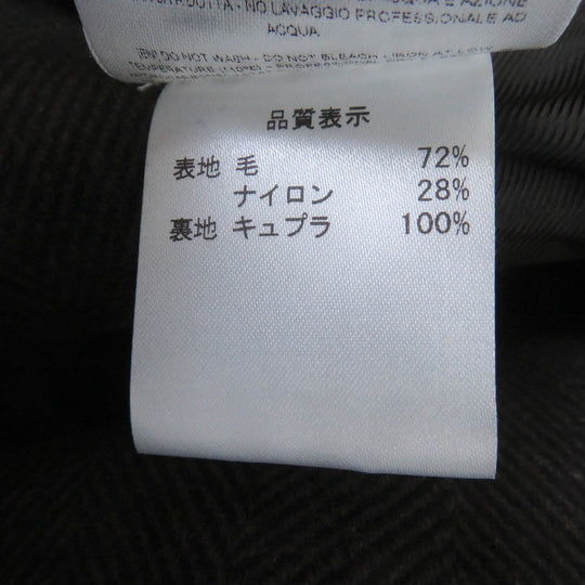De Petrillo Chester coat Outer: 72% wool, Outer: 28% polyamide (nylon), Lining: 100% cupra Brown mens 46 Used Authentic