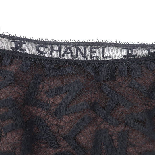 CHANEL Tight Skirt 98A P11845 Outer: 72% cotton, Outer: 28% nylon, Lining: 77% acetate, Lining: 23% polyester black Women 38 Used Authentic