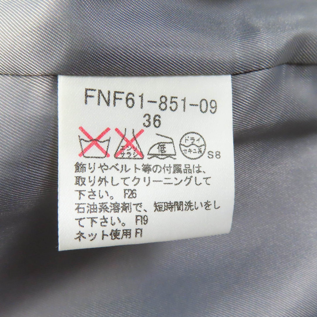 BURBERRY BLUE LABEL coat FNF61-851-09 Outer: 74% wool, Outer: 14% nylon, Outer: 12% angora, Lining: 100% polyester Beige type Women 36 Used Authentic