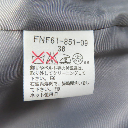 BURBERRY BLUE LABEL coat FNF61-851-09 Outer: 74% wool, Outer: 14% nylon, Outer: 12% angora, Lining: 100% polyester Beige type Women 36 Used Authentic