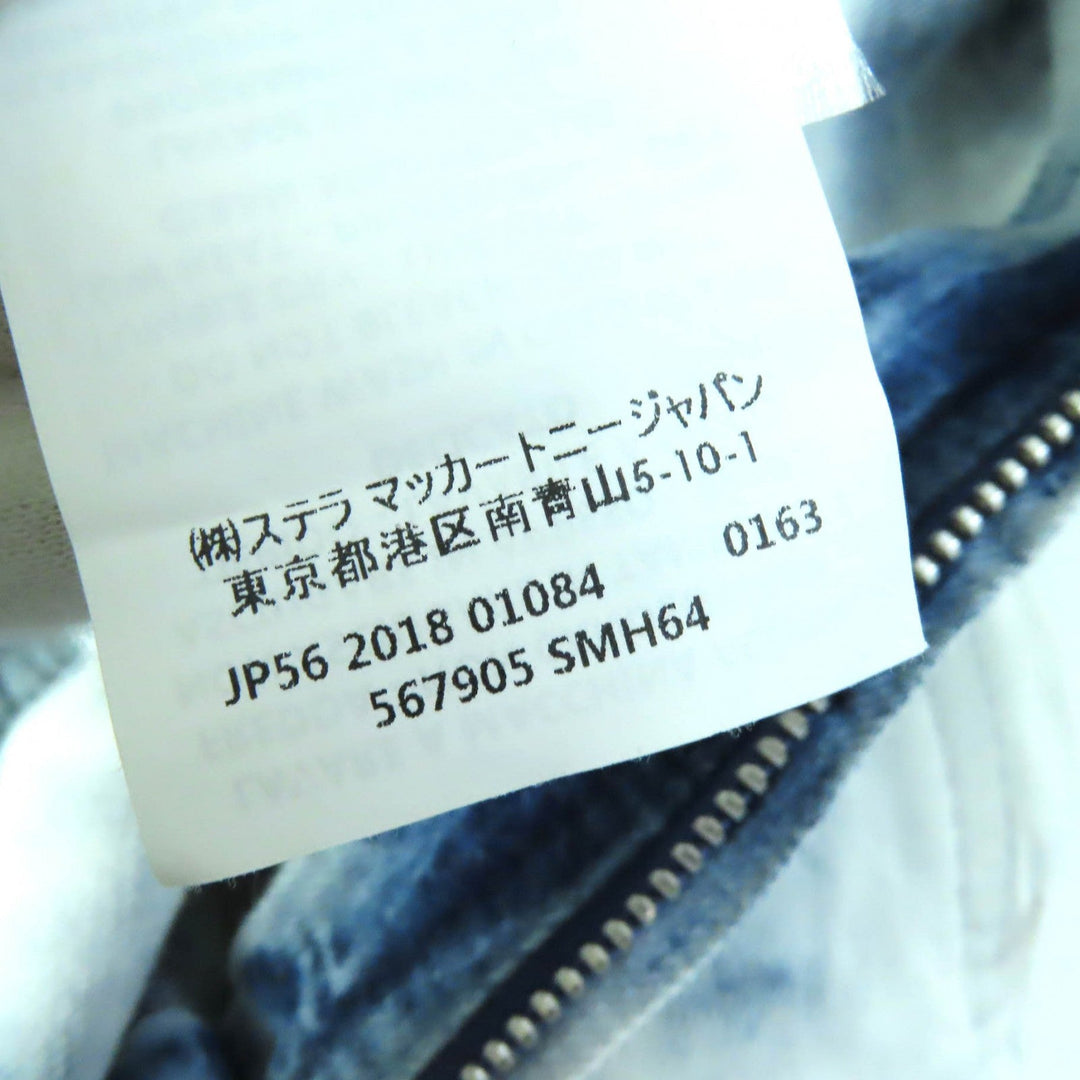 Stella McCartney Tsunagi 567905 Main: 100% cotton Indigo Blue White Women 36 Used Authentic
