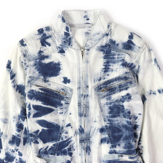 Stella McCartney Tsunagi 567905 Main: 100% cotton Indigo Blue White Women 36 Used Authentic