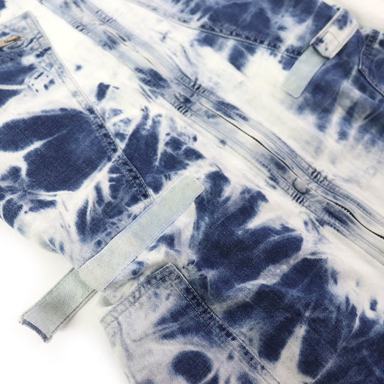 Stella McCartney Tsunagi 567905 Main: 100% cotton Indigo Blue White Women 36 Used Authentic