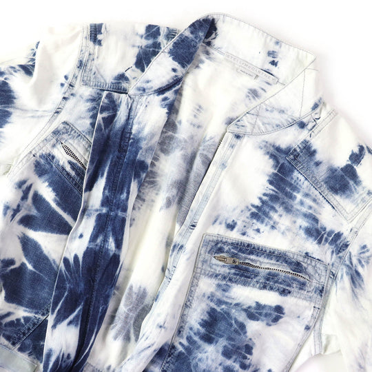 Stella McCartney Tsunagi 567905 Main: 100% cotton Indigo Blue White Women 36 Used Authentic