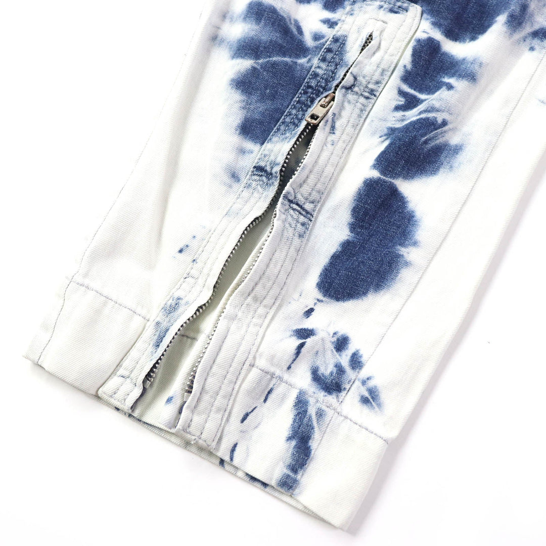 Stella McCartney Tsunagi 567905 Main: 100% cotton Indigo Blue White Women 36 Used Authentic