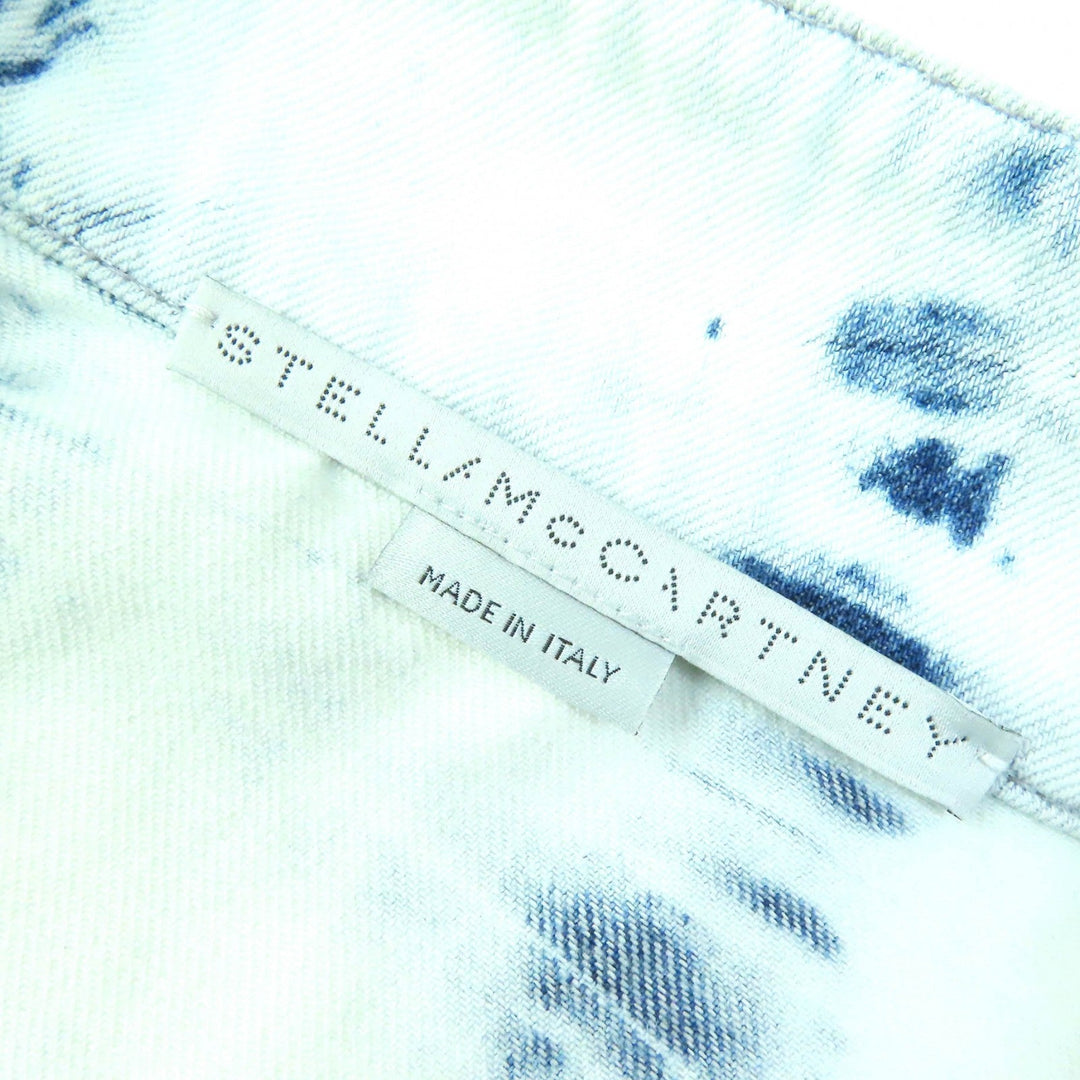 Stella McCartney Tsunagi 567905 Main: 100% cotton Indigo Blue White Women 36 Used Authentic