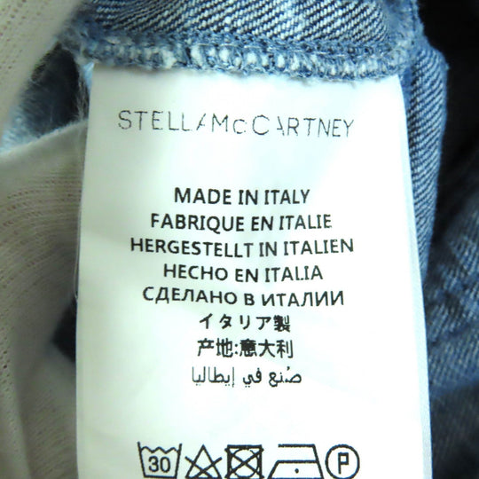 Stella McCartney Tsunagi 567905 Main: 100% cotton Indigo Blue White Women 36 Used Authentic